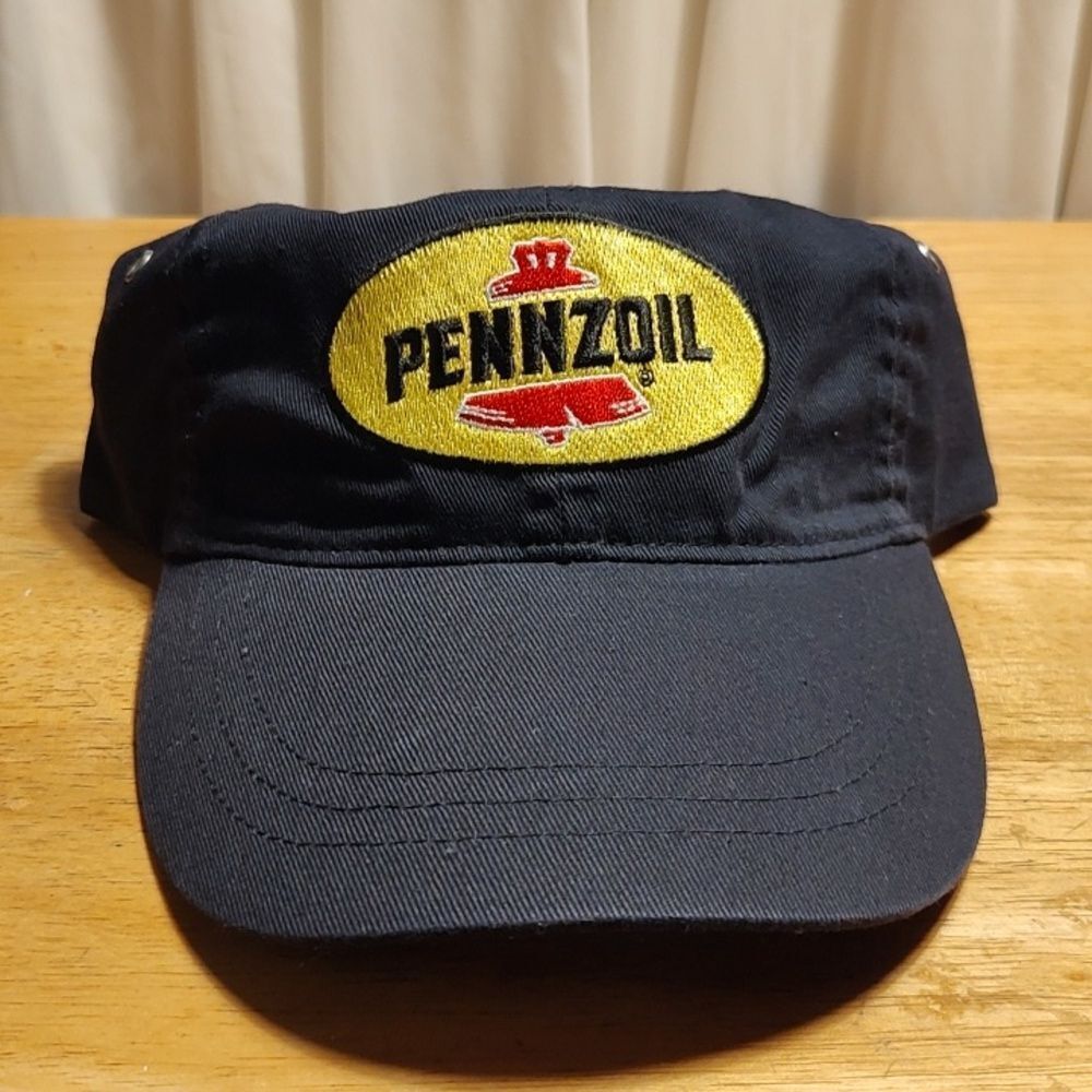 Pennzoil Black Canvas Sliderback Hat